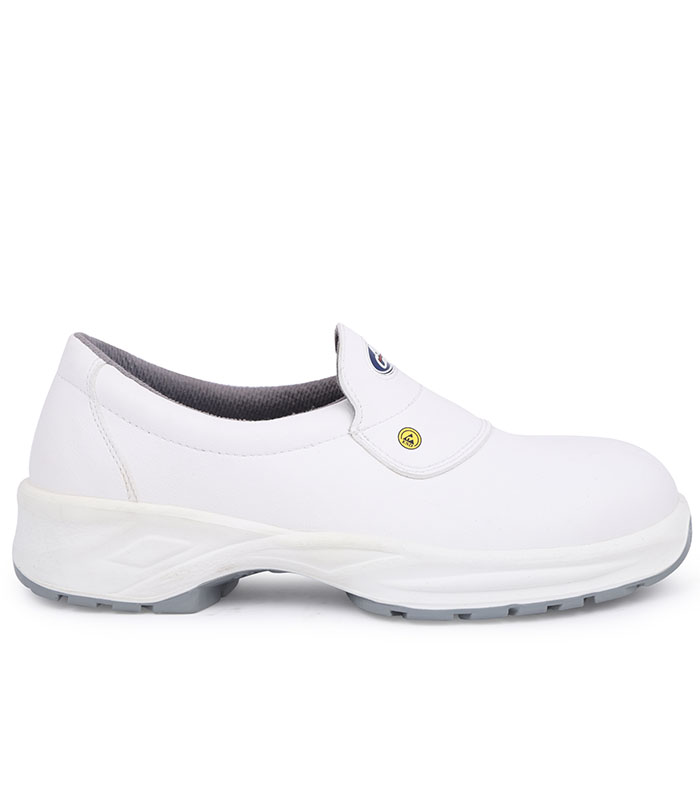 Allen cooper washable safety shoe AC 1442, micro-fibre upper, dd-pu sole, anti-skid, heat, water & oil resistant.